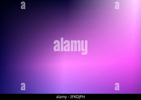 Abstract purple gradient background with soft pink glow and futuristic neon light for design Stock Photo