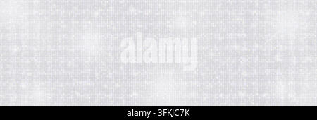 Silver champagne glitter gradient background. Squares shiny disco retro luxury subtle texture. Sparkling dust vintage glossy bg. Vector illustration Stock Vector