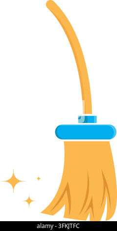 broom icon  vector element design template web Stock Vector
