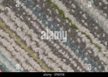 Carpet pattern sample background diagonal colored stripes earth tones. Stock Photo
