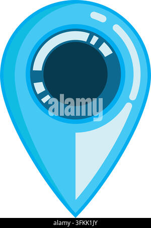 location pin 3d vector element design template web Stock Vector
