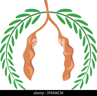 tamarind icon vector element concept design template web Stock Vector