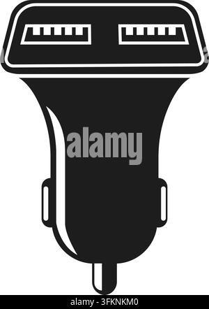usb car charger icon vector element design template web Stock Vector
