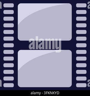 film stripe vector element background design template web Stock Vector