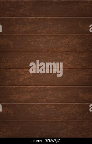 Realistic rustic wooden planks texture featuring natural grain, weathered surfaces, and warm earthy tones Stock Vector
