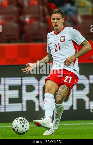 Peg Examples Nicola Zalewski (Poland) seen in action during UEFA Nations League 2026 ...