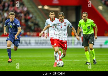 Peg Examples Robert Lewandowski (Poland) seen in action during UEFA Nations League ...