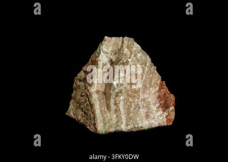 macro stone mineral marble Onyx on a black background close up Stock Photo