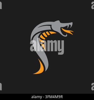 snake icon vector illustration concept design template web Stock Vector