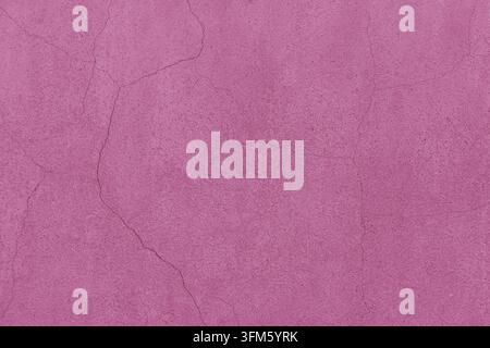 Stucco wall, pink aged concrete texture background with subtle cracks and weathered plaster surface. Abstract grunge backdrop, wallpaper for design, c Stock Photo