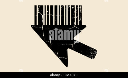 Online  ticket, black isolated vector silhouette Stock Vector
