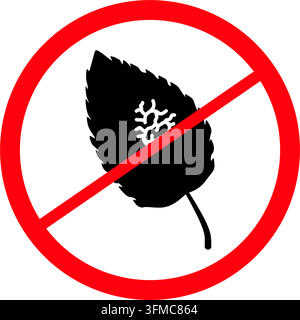 Insect Repellent, black isolated vector silhouette Stock Vector