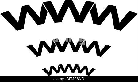 share internet , black isolated vector silhouette Stock Vector