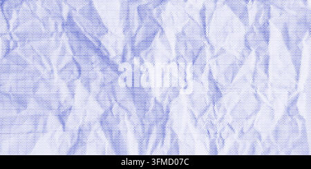 Distressed vintage background with grunge halftone dots, torn newspaper effect speckled overlay retro collage artwork. Stock Vector