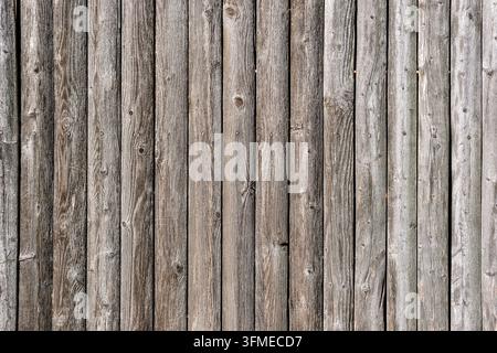 Background from a gray and worn plank wall Stock Photo