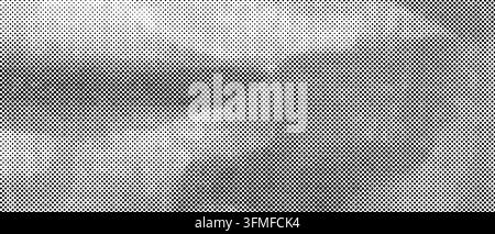 Retro halftone overlay with grunge textures and distressed magazine elements. Authentic vintage aesthetic featuring rough patterns, grain effects, and Stock Vector