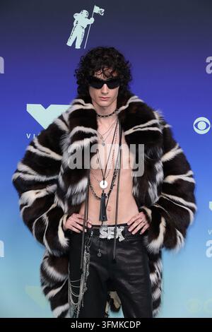 Music Colour In Sombr attends the 2026 MTV Video Music Awards (VMAs) at Peacock Theater ...