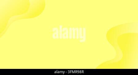 Abstract background with pixelated yellow and light yellow shapes in the corners Stock Vector