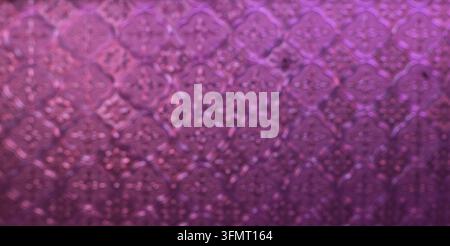 Purple Embossed Ornamental Pattern Luxury Decorative Background Texture Stock Photo