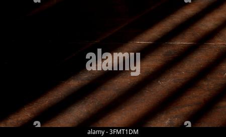 Diagonal Shadow Lines Creating Dark Abstract Background Stock Photo