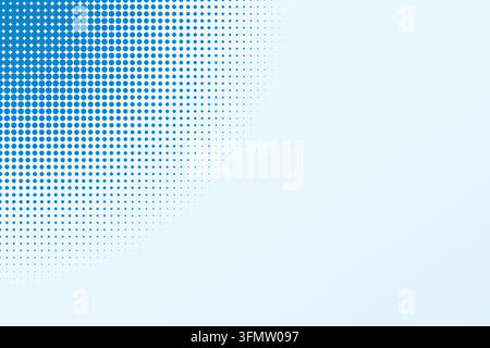 Abstract Halftone Dot Gradient Background with Colorful Fade, Pixel Texture and Modern Graphic Pattern Stock Vector
