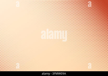 Abstract Halftone Dot Gradient Background with Colorful Fade, Pixel Texture and Modern Graphic Pattern Stock Vector
