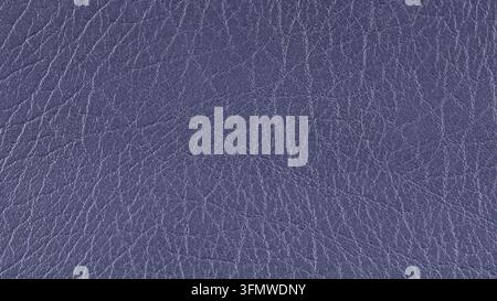 A detailed image of a rich Purple faux leather surface. The material has a characteristic embossed pattern that mimics natural leather, ideal for furn Stock Photo