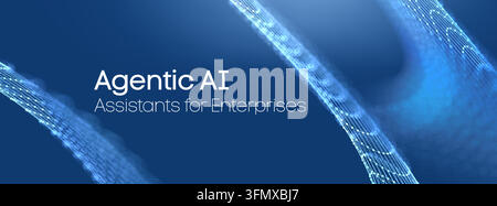 White bg background and ai tech line with texture grid blue. Abstract light pattern and hud circular modern with futuristic vector element. Circuit ci Stock Vector