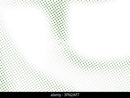 A vibrant lime green vector pattern featuring sweeping organic dot waves. This scalable asset provides exceptional texture for editorial page layouts, Stock Vector