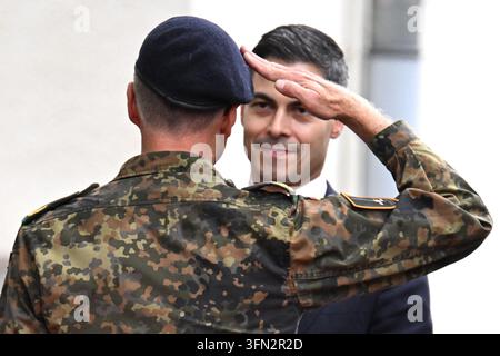 01 October 2026, North Rhine-Westphalia, Münster: Dutch Prime Minister ...