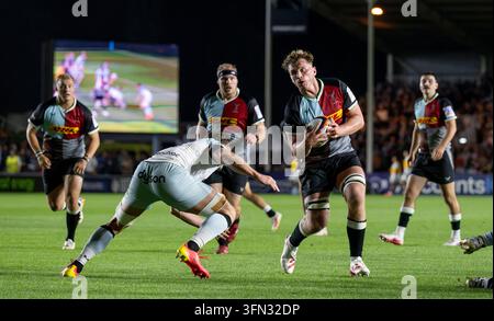 Jack Kenningham of Harlequins in action during the Harlequins v ...