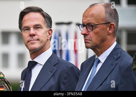 01 October 2026, North Rhine-Westphalia, Münster: Dutch Prime Minister ...