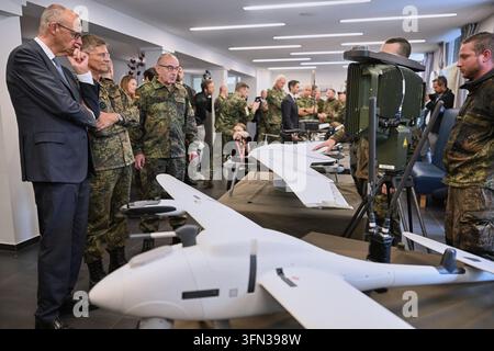 01 October 2026, North Rhine-Westphalia, Münster: Chancellor Friedrich ...