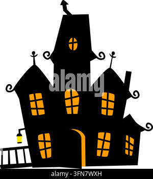 Autumn - Haunted House Stock Vector