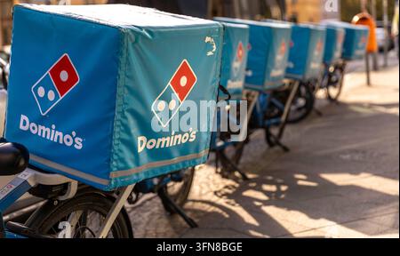 Symbolic image of bicycle lane taken in Berlin, October 5, 2026 Stock ...