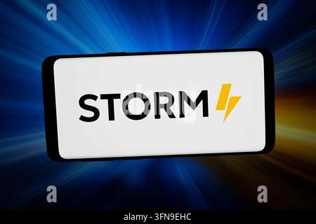 In this photo illustration, the Swiss advisory company STORM Partners ...