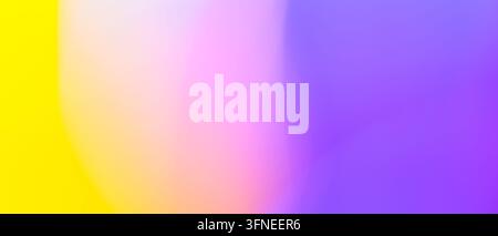 Smooth yellow and violet gradient background with abstract blurred color and soft transitions Stock Photo