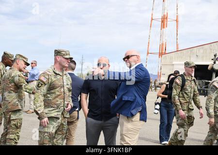 Adam Telle, Acting Secretary of the Army, speaks at the opening ...
