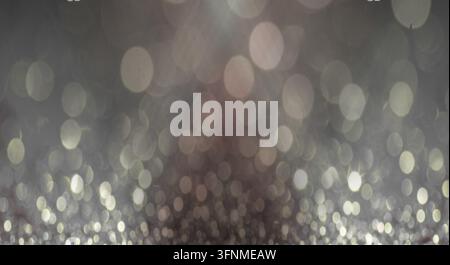 Minimalist bokeh composition featuring blurred circular lights. Stock Photo