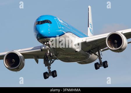 Airbus A350 KLM Royal Dutch Airlines PH-ZNA Stock Photo