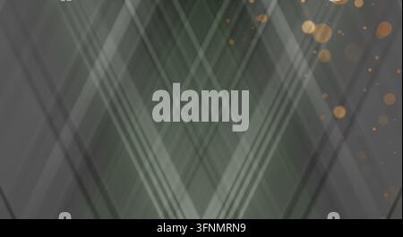Minimalist abstract texture featuring intersecting lines and bokeh lights. Stock Photo