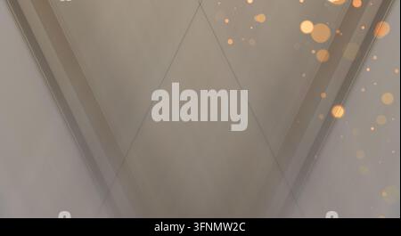 Clean, minimalist architectural detail featuring sharp lines and soft bokeh lighting. Stock Photo