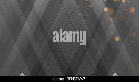 Minimalist abstract background featuring reflective diamond shapes and soft bokeh lighting for branding and digital marketing. Stock Photo