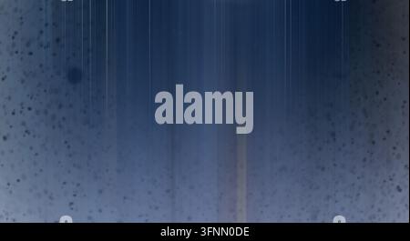 Minimalist abstract texture of raindrops on frosted glass,. Stock Photo