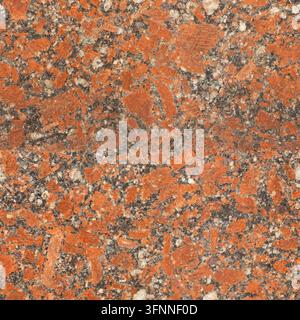 Imperial red granite. Seamless stone texture pattern Stock Photo