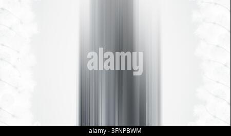 Minimalist abstract texture featuring smooth metallic silver gradient stripes. Stock Photo