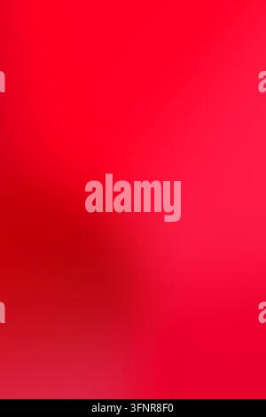 Vibrant red gradient background with smooth abstract texture for modern design projects Stock Photo