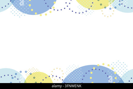 Contemporary-Style Seamless Background With Abstract Geometric Patterns And Text Space. Vector Illustration. Horizontally Repeatable. Stock Vector