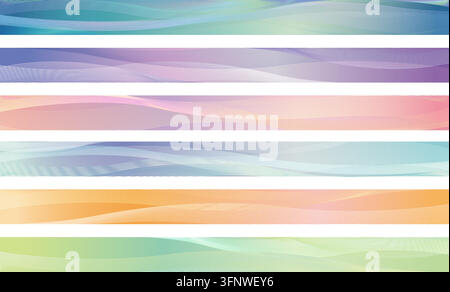 white space with colorful abstract wavy fluid background vector ...