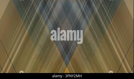 Minimalist abstract composition featuring intersecting transparent shapes. Stock Photo
